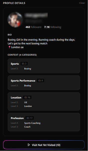 AI Analyzes Her Interests