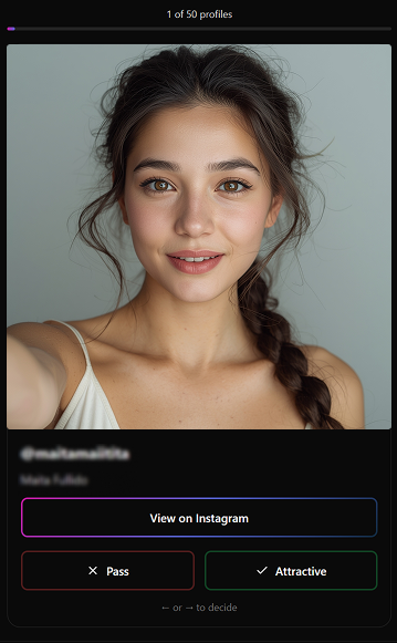 Swipe Through Profiles